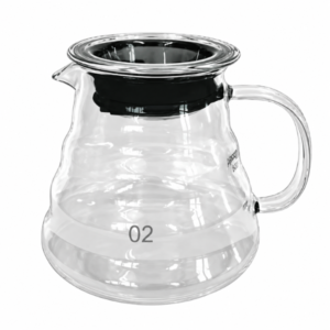 Styklena kana za kafe BELOGIA 700ml ot borosilikatno styklo s kapak