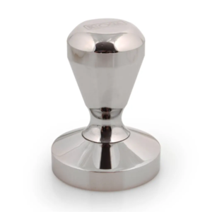 Srebren tamper za kafe BELOGIA s valnoobrazna drashka 87mm