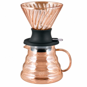 Styklen ured za prigotvyane na filter kafe BELOGIA V60 500ml bronz